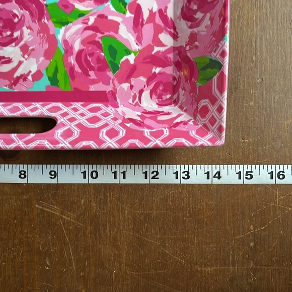 Lilly Pulitzer Pink Floral Tray - Picture 5 of 5